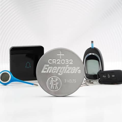 Batterie al litio a bottone Energizer Lithium BP4 3V 235 mAh CR2032 - conf. 4 pz rossa - E304127202